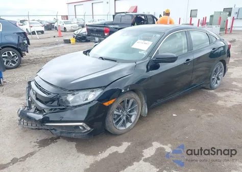 2019 Honda Civic Ex z USA, uszkodzony, nr VIN JHMFC1F33KX003427